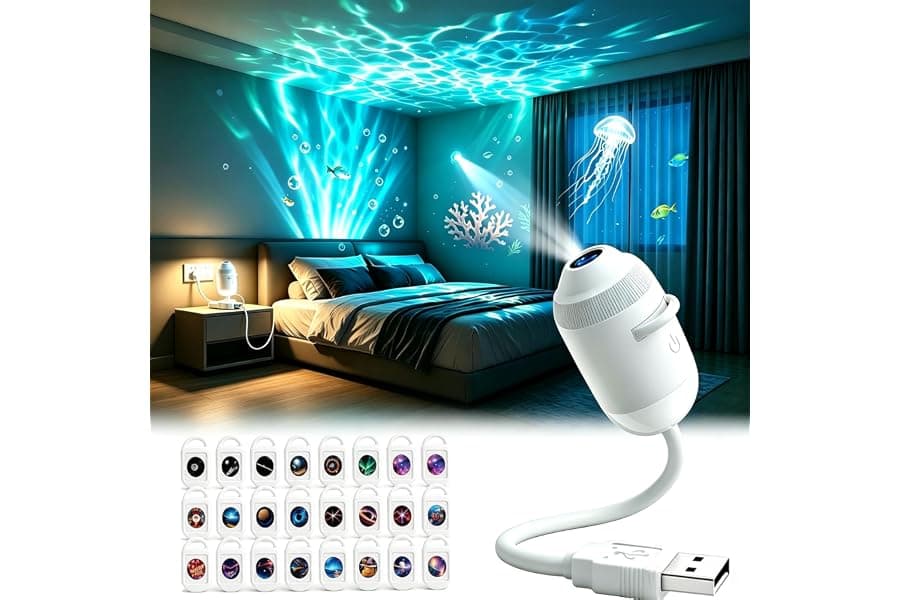 Transform Your Bedroom with a 360° Galaxy Projector