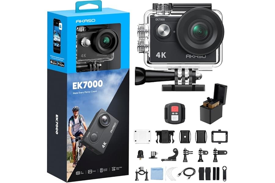 4K Waterproof Action Camera with WiFi & Ultra HD