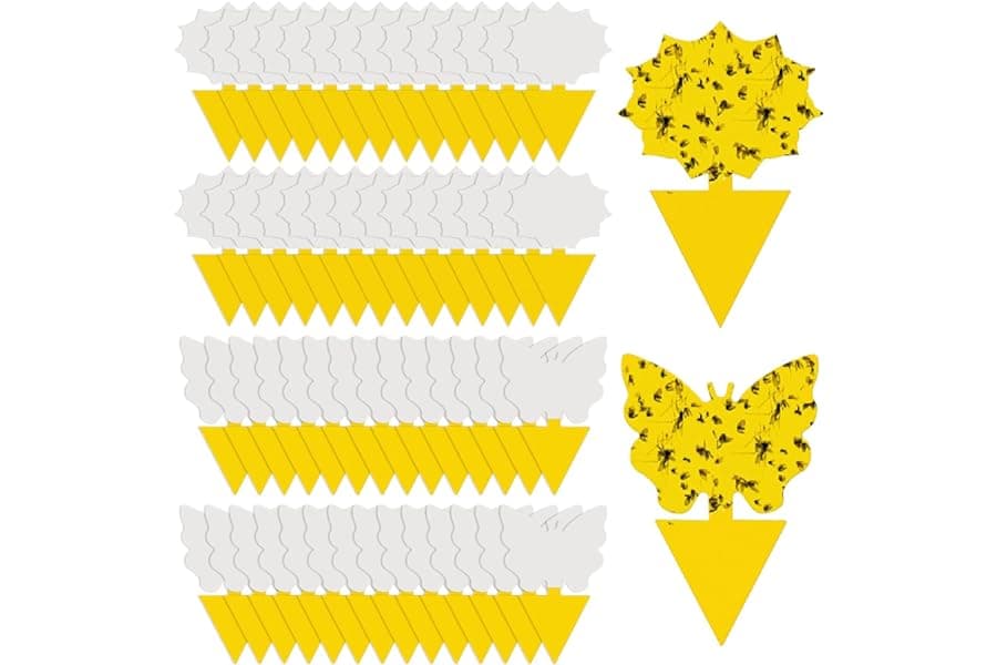 Best 58-Pack Yellow Sticky Fungus Gnat Traps 2026
