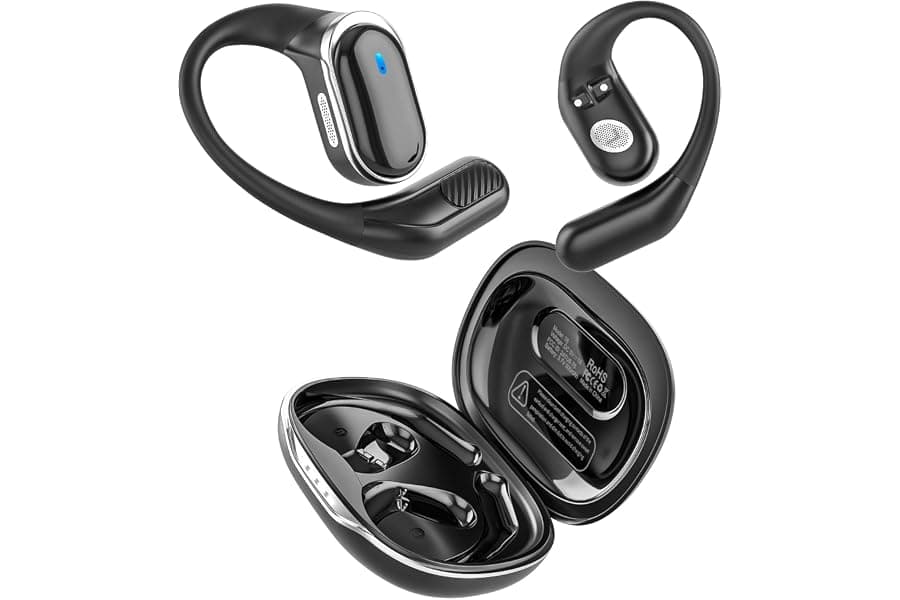 Open Ear Earbuds for Active Lifestyles: Long Battery & Waterproof