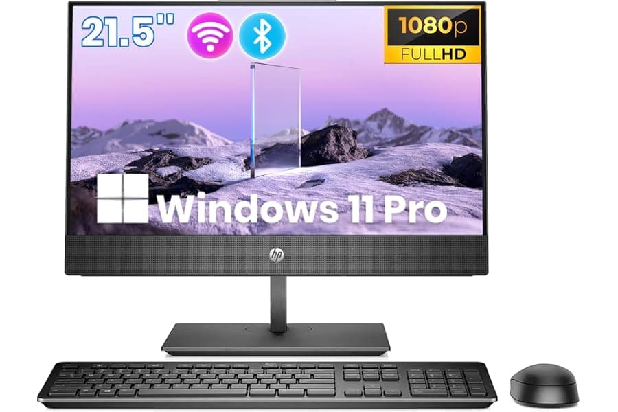 All-in-One Desktop with Full HD Display and SSD