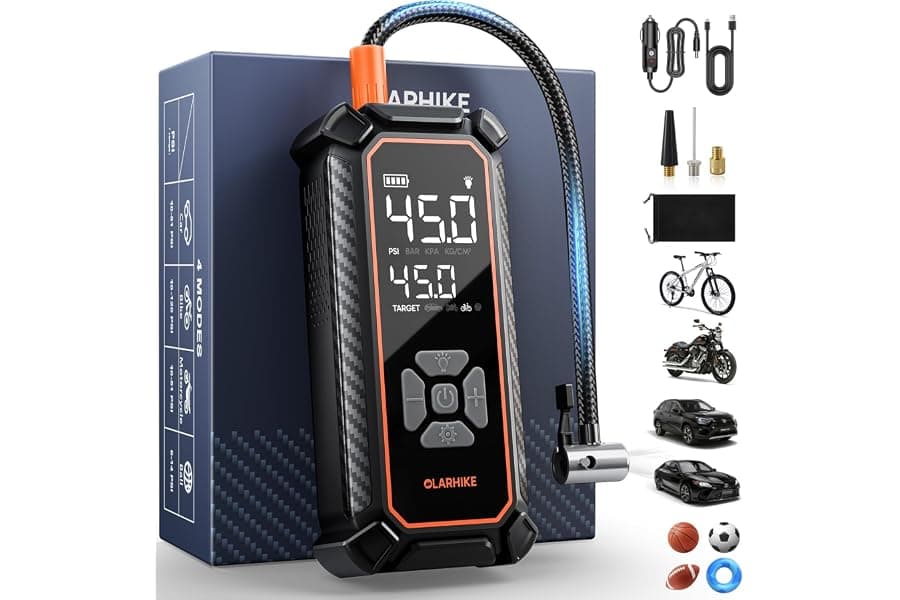 Best Cordless Tire Inflator Portable Air Compressor 2026