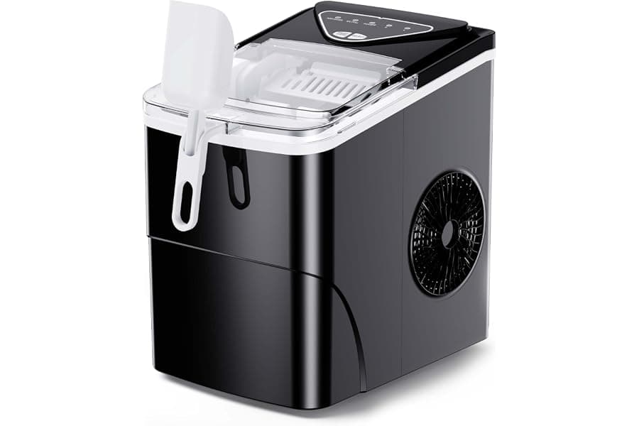 Compact Countertop Ice Maker - 26 Lbs Daily, 2 Sizes