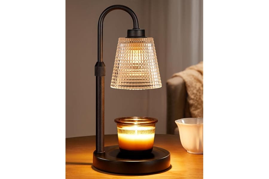 Candle Warmer Lamp with Timer Control & Dimmable Light