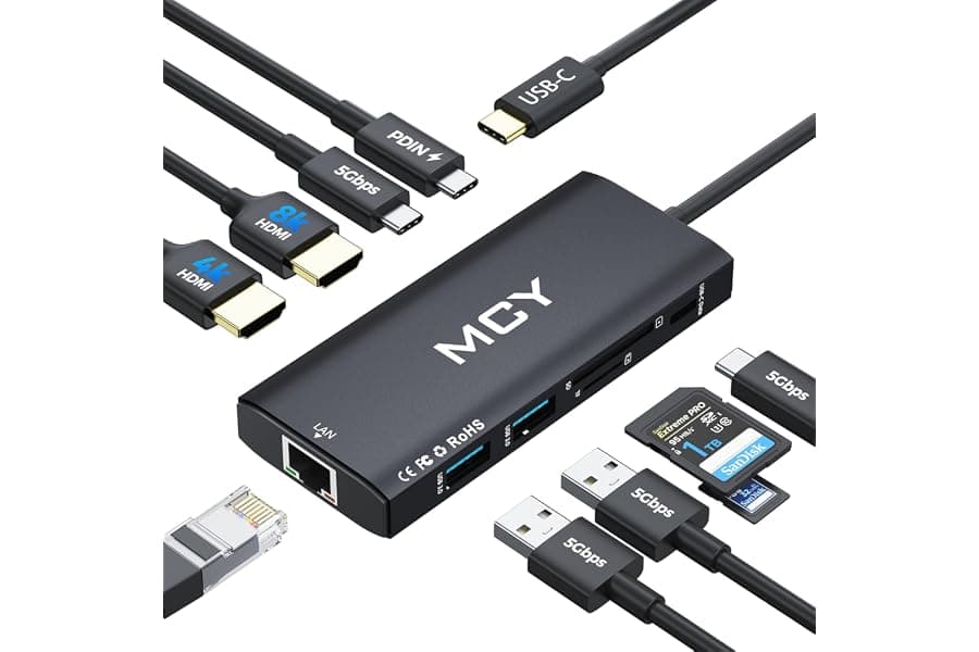 Best 10-in-1 USB-C Hub Dual 4K Monitor 2026