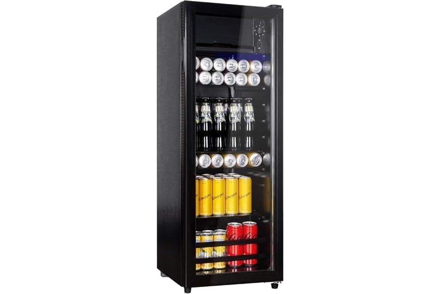 4.8L Beverage Fridge, 155 Can Mini Cooler