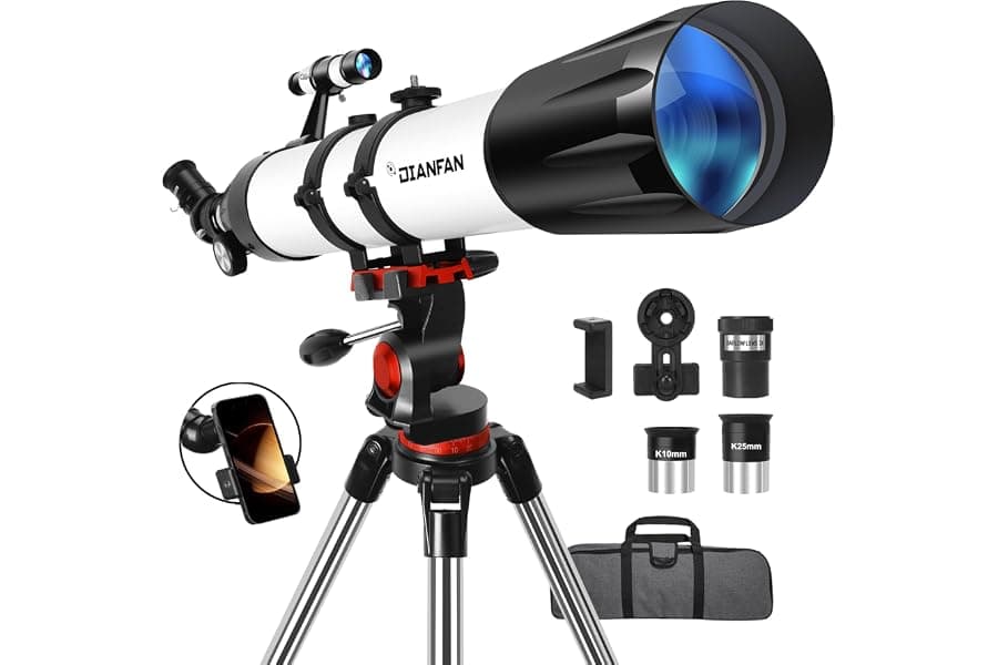 90mm Refractor Telescope for Astronomy Beginners