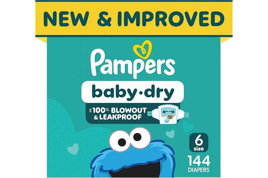 Best Diapers for Heavy Wetters: Size 6 Leakproof Protection