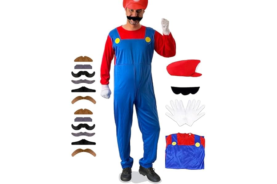 Super Brothers Costume Jumpsuit Set