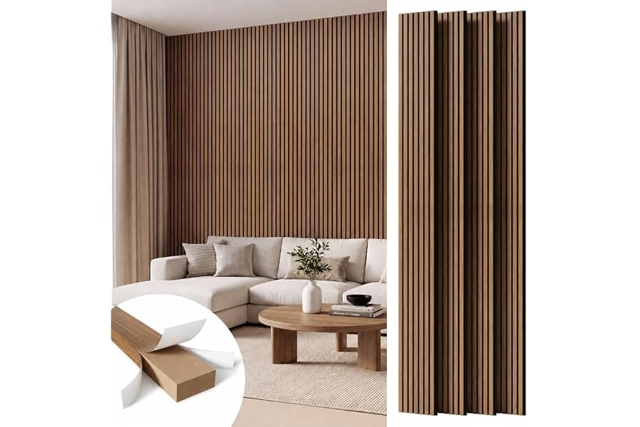 Acoustic Wood Slat Wall Panels for Noise Reduction