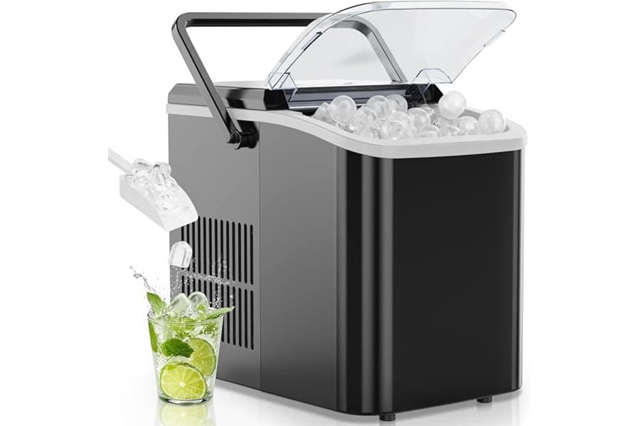 Portable Countertop Ice Maker Machine for Home & Camping