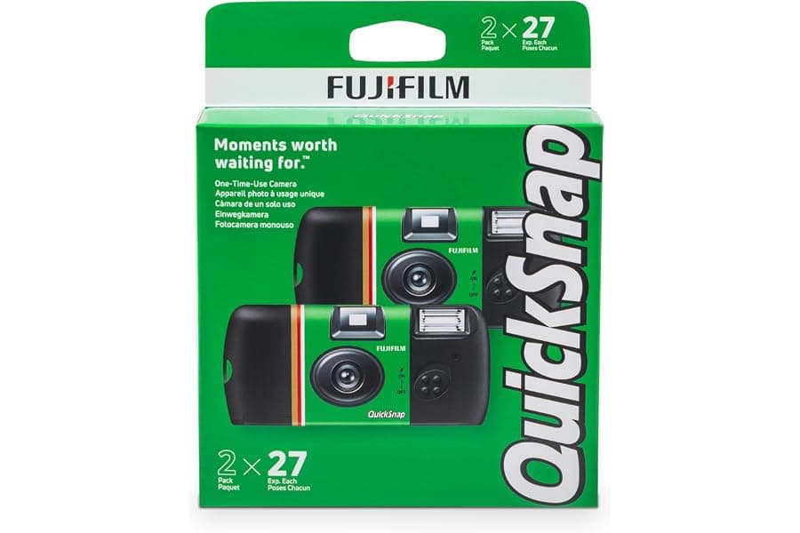 Disposable Film Camera 2-Pack for Instant Memories