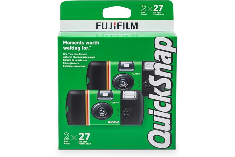 Disposable Film Camera 2-Pack for Instant Memories