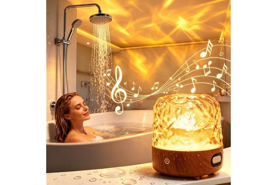 Best Waterproof Shower Lamp with Bluetooth Speaker