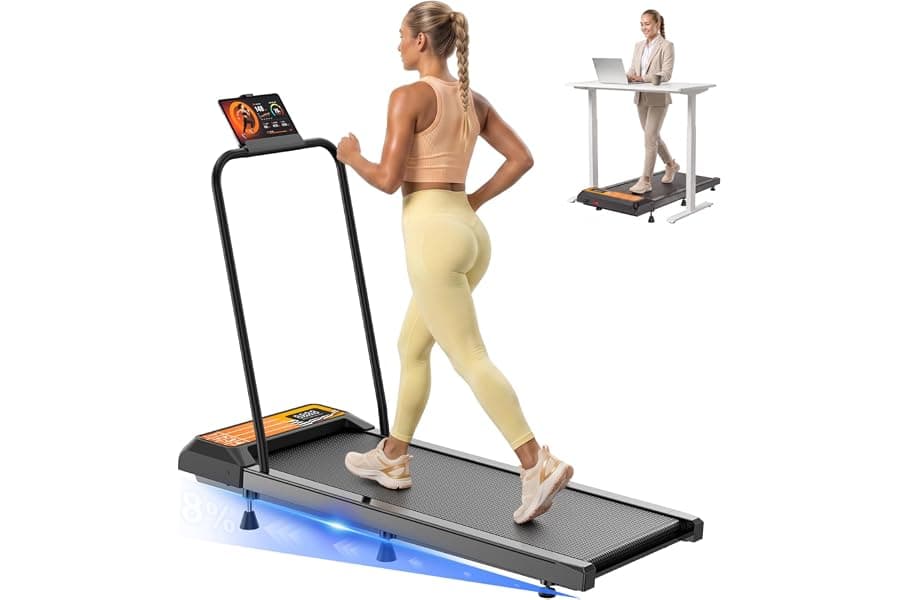 Best Under Desk Treadmill with Incline & Handlebar