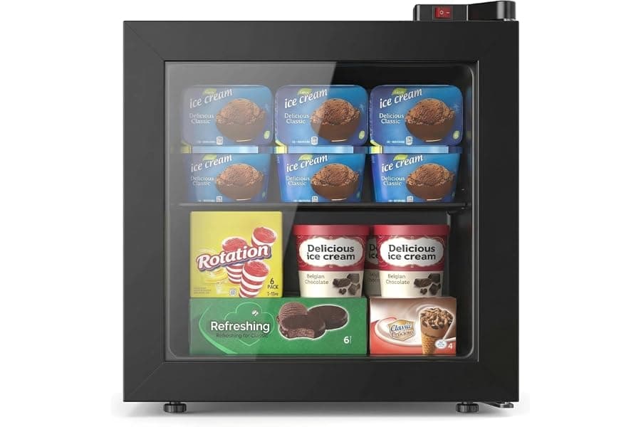 Mini Freezer with Glass Door: Energy-Saving Deep Freeze Solution