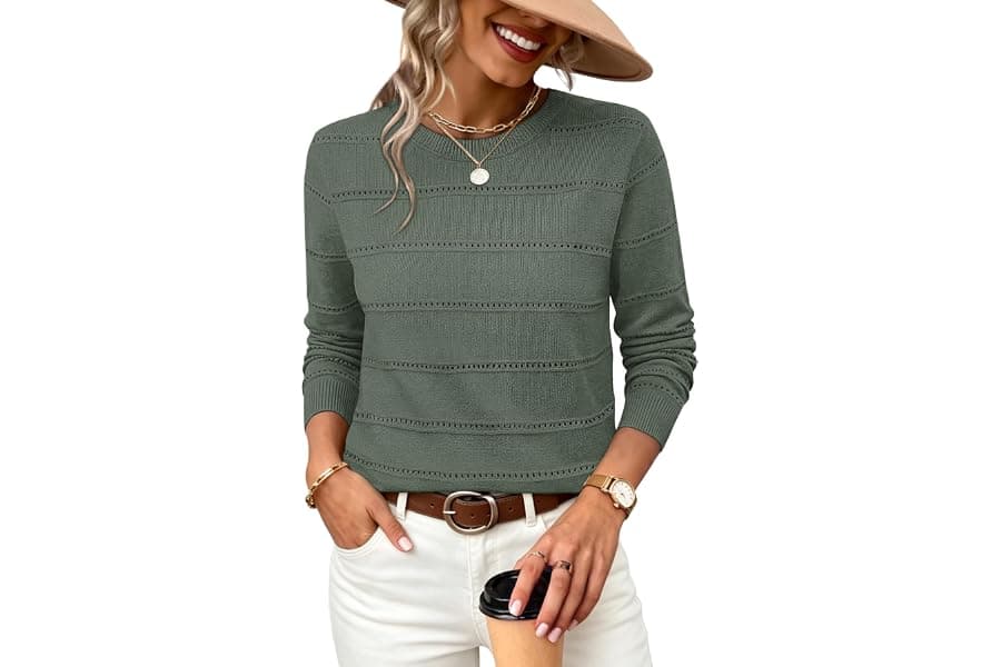 Fall Knit Sweaters for Women: Trendy Business Casual Outfits