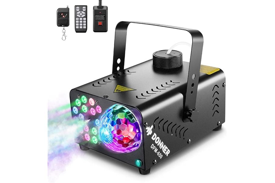Best Fog Machine with LED Disco Lights for Parties