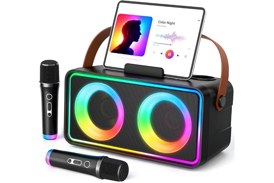 Best Portable Karaoke Speaker with Wireless Microphones