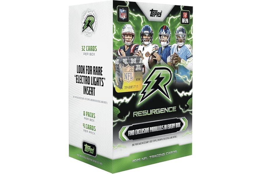 Factory Sealed Football Card Value Box 2025