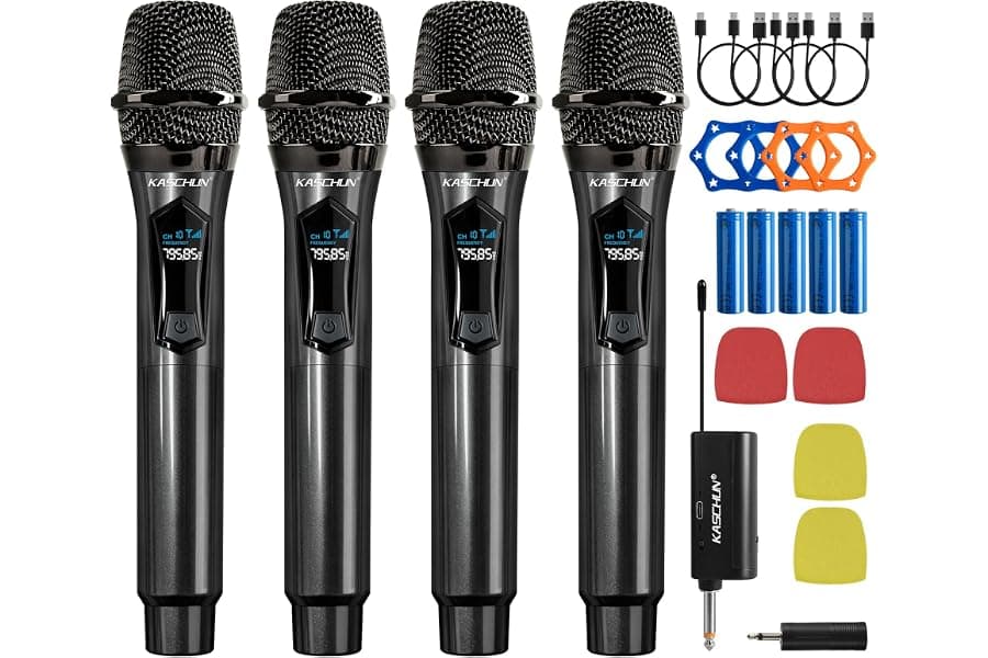 Best 4-Pack Wireless Karaoke Microphones