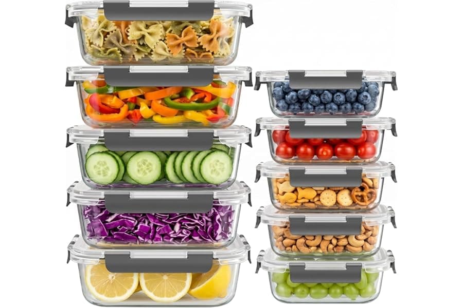Best Glass Food Storage Containers for Meal Prep