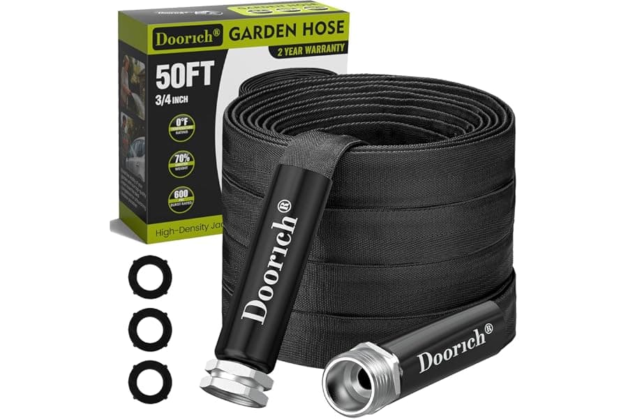 Flexible Kink-Free Garden Hose for All-Weather Watering