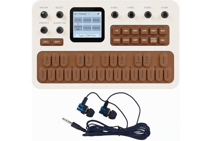 Portable FM Synth With Sequencer: 6-Op, 32 Algorithms Guide