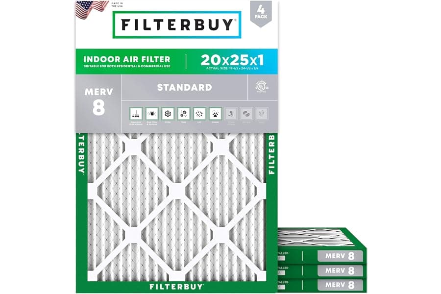 MERV 8 Pleated Air Filters for HVAC Systems