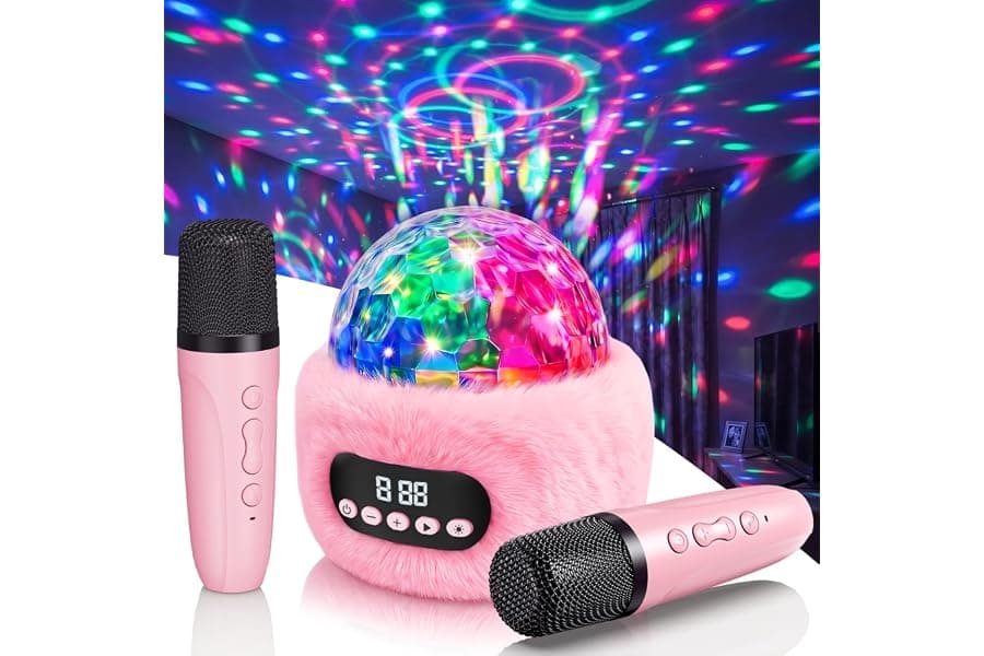 Best Karaoke Machine for Kids With 2 Wireless Mics