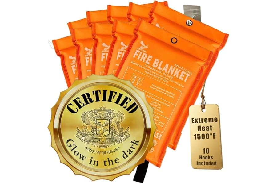 Best Fire Blankets for Home & Kitchen Emergencies