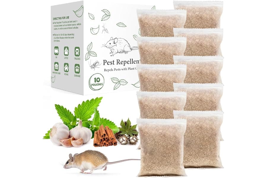 Natural Peppermint Pest Repellent Pouches for Home Protection