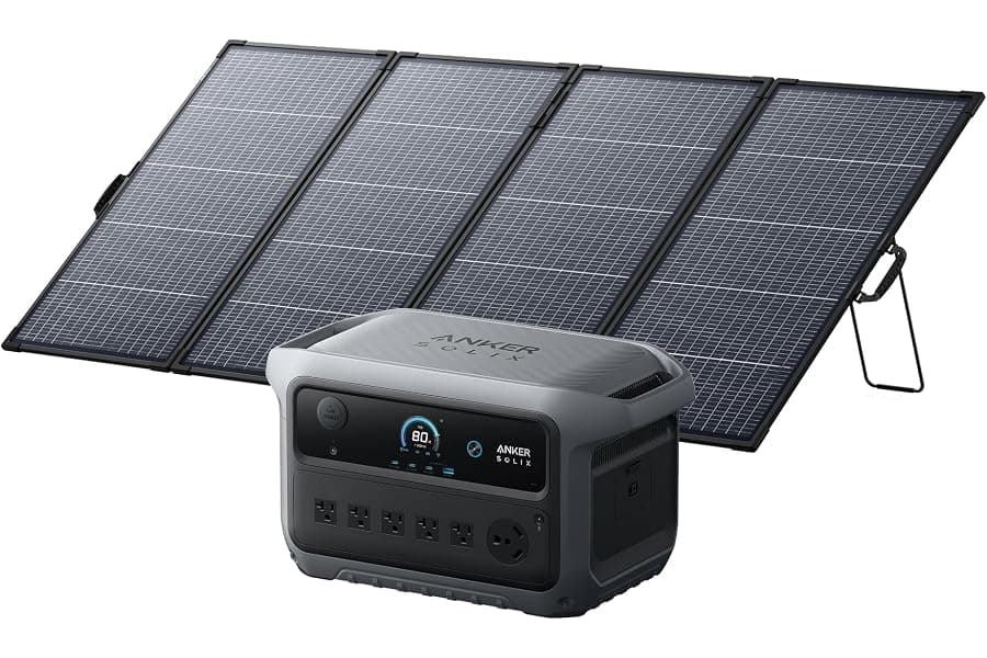 Portable Power Station with Solar Panel for Emergencies