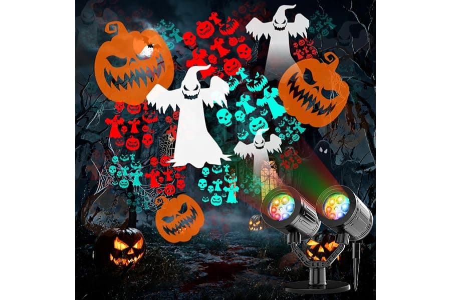 Best Halloween Projector Lights for Outdoor Decorations