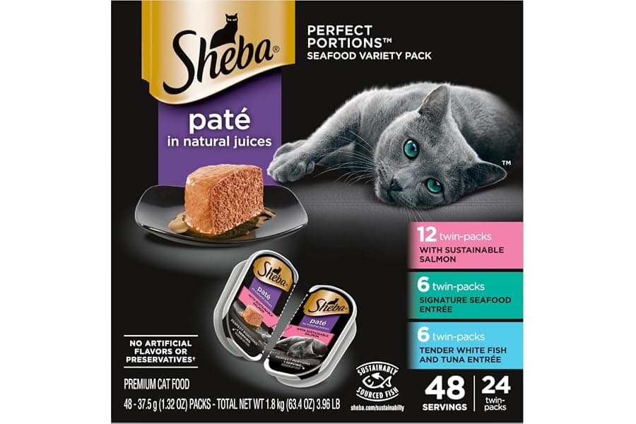 Premium Wet Cat Food Variety Pack Pate