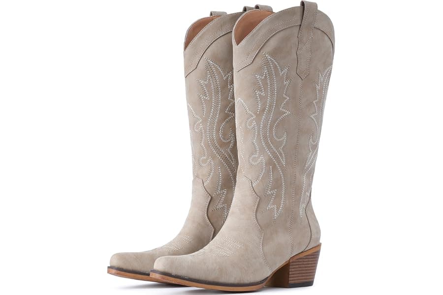 Cowboy Boots for Women: Western Boots with Chunky Heel