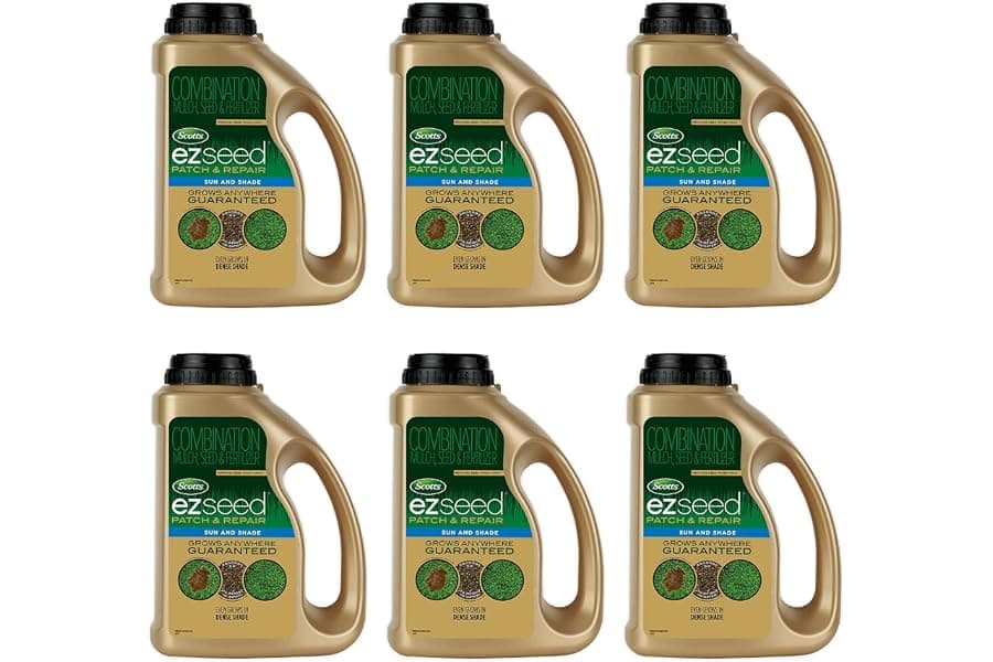 Grass Seed Patch & Repair with Mulch and Fertilizer - 6 Pack