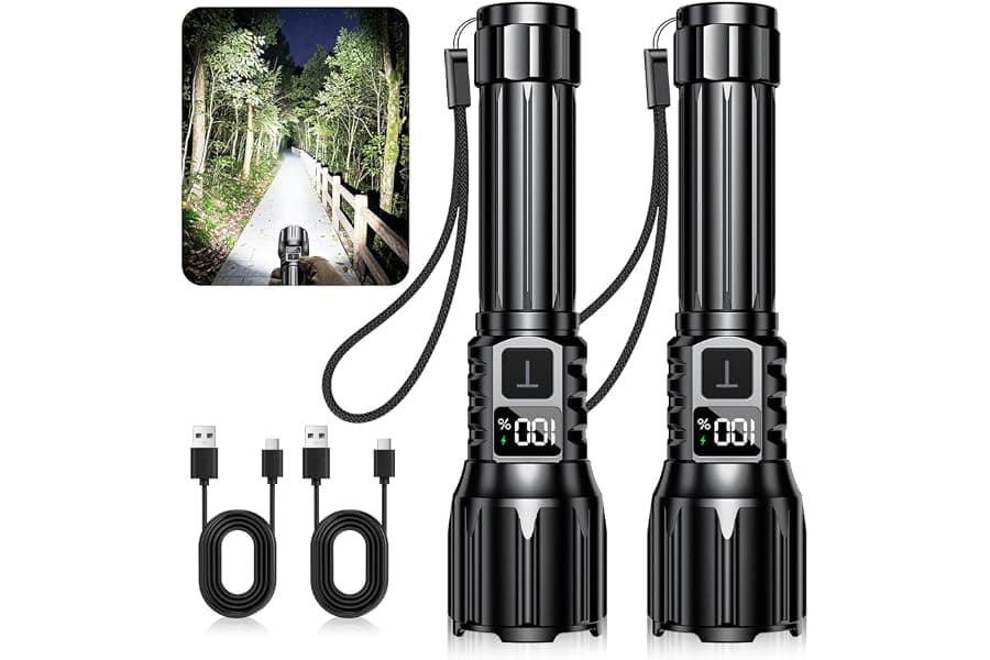 Best Rechargeable Flashlights for Emergencies & Camping