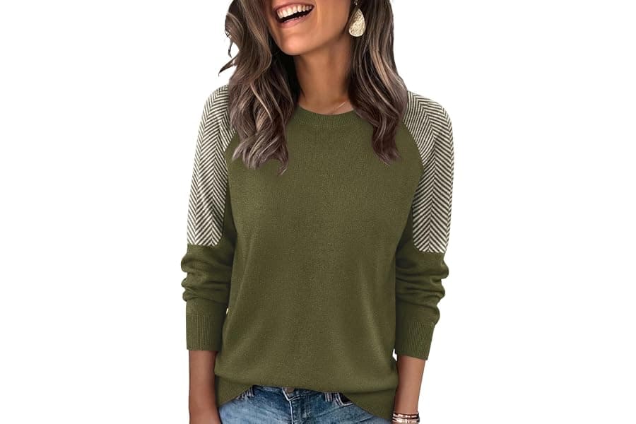 Lightweight Fall Sweaters With Raglan Sleeves