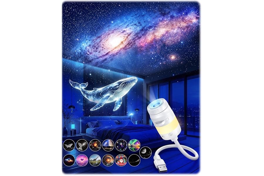 Galaxy Star Ocean Night Light Projector for Bedroom and Car