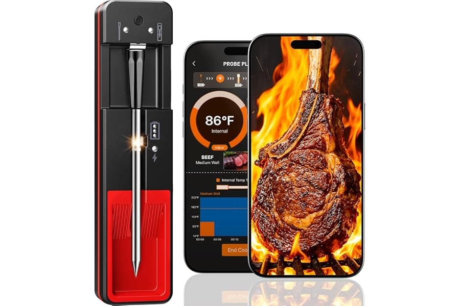 Smart Bluetooth Meat Thermometer for BBQ & Grilling