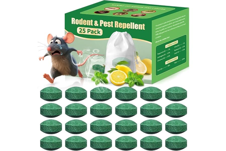 Natural Peppermint Rodent Repellent for Home & Pets