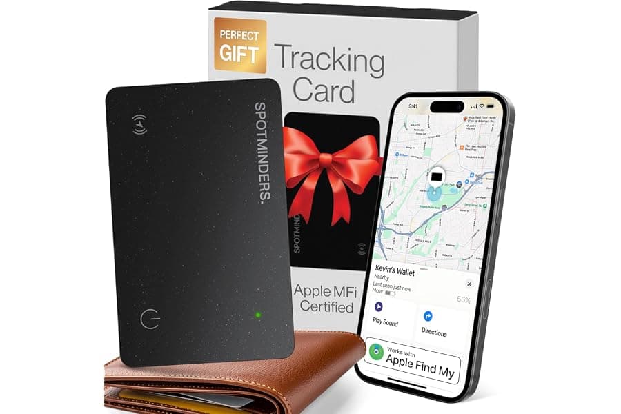 Slim Wallet Tracker Card: Travel Essentials Finder