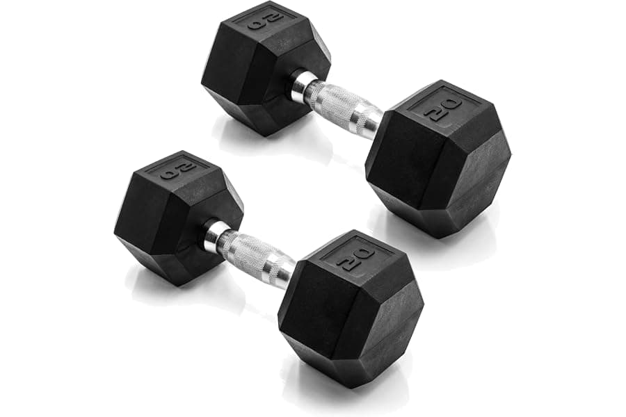 Best Rubber Coated Dumbbells for Home Workouts
