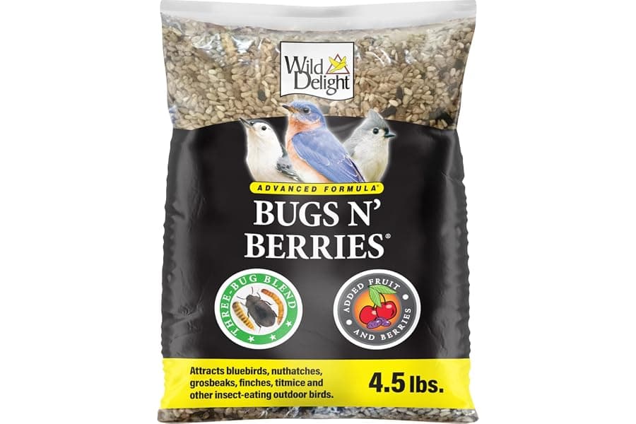 Best Wild Delight Advanced Formula Bugs N Berries Wild Bird Food 4.5 Lbs - Top Picks for 2026
