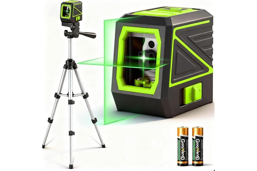 Laser Level with Tripod Guide for DIY Projects