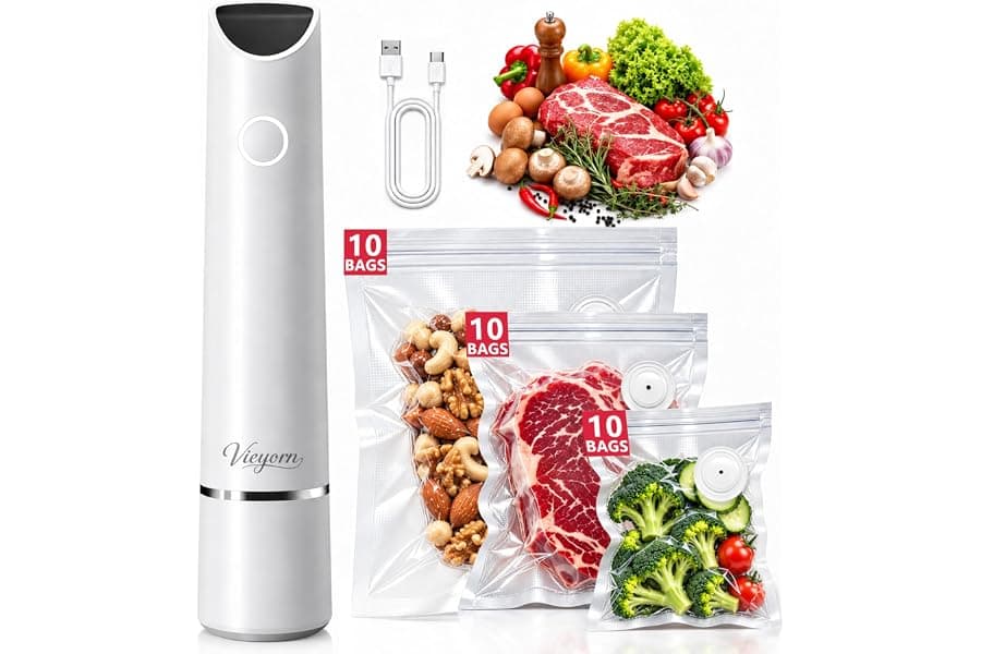 Compact Vacuum Sealer for Meal Prep and Food Storage