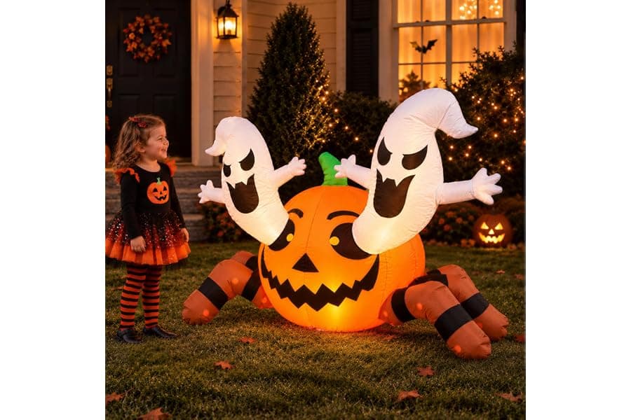 4FT Outdoor Inflatable Halloween Decorations With LED Lights