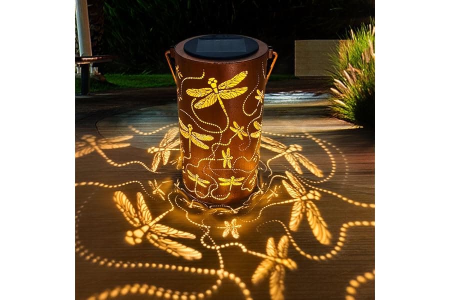 Dragonfly Solar Lanterns for Outdoor Gardens