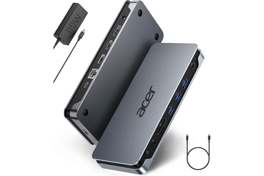 Multi-Display USB-C Docking Station with Power Delivery